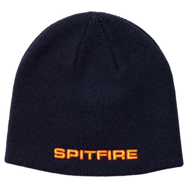 Spitfire Skully Beanie Classic '87 - Navy/Gold/Red