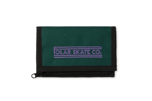 Polar Skate Co. Key Wallet Stretch Logo (Dark Green)