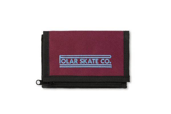 Polar Skate Co. Key Wallet Stretch Logo (Wine)